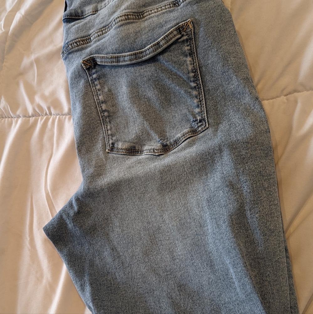 Maurices, 16 Long Jeans, High Rise, Light Denim